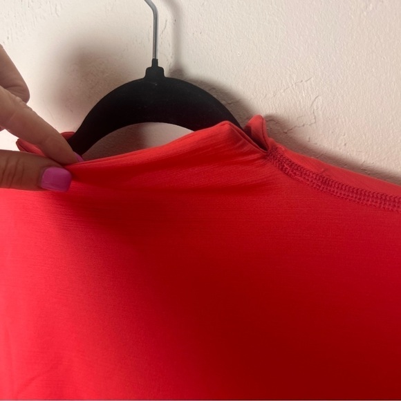 Nike Pro hyperwarm long sleeve training top running shirt orange medium - Picture 8 of 11